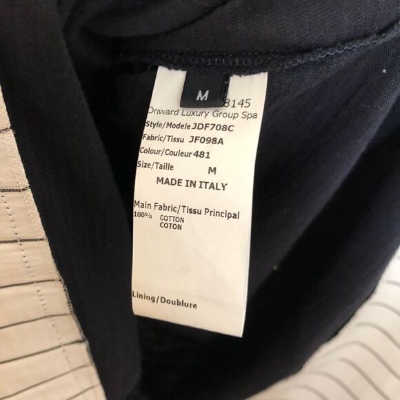 Jil Sander Navy Long Sleeve Faux Trim Blouse - Picture 4 of 4